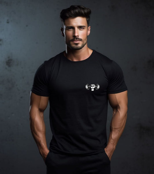 "PowerLift Charge Tee – Strength Meets Energy"